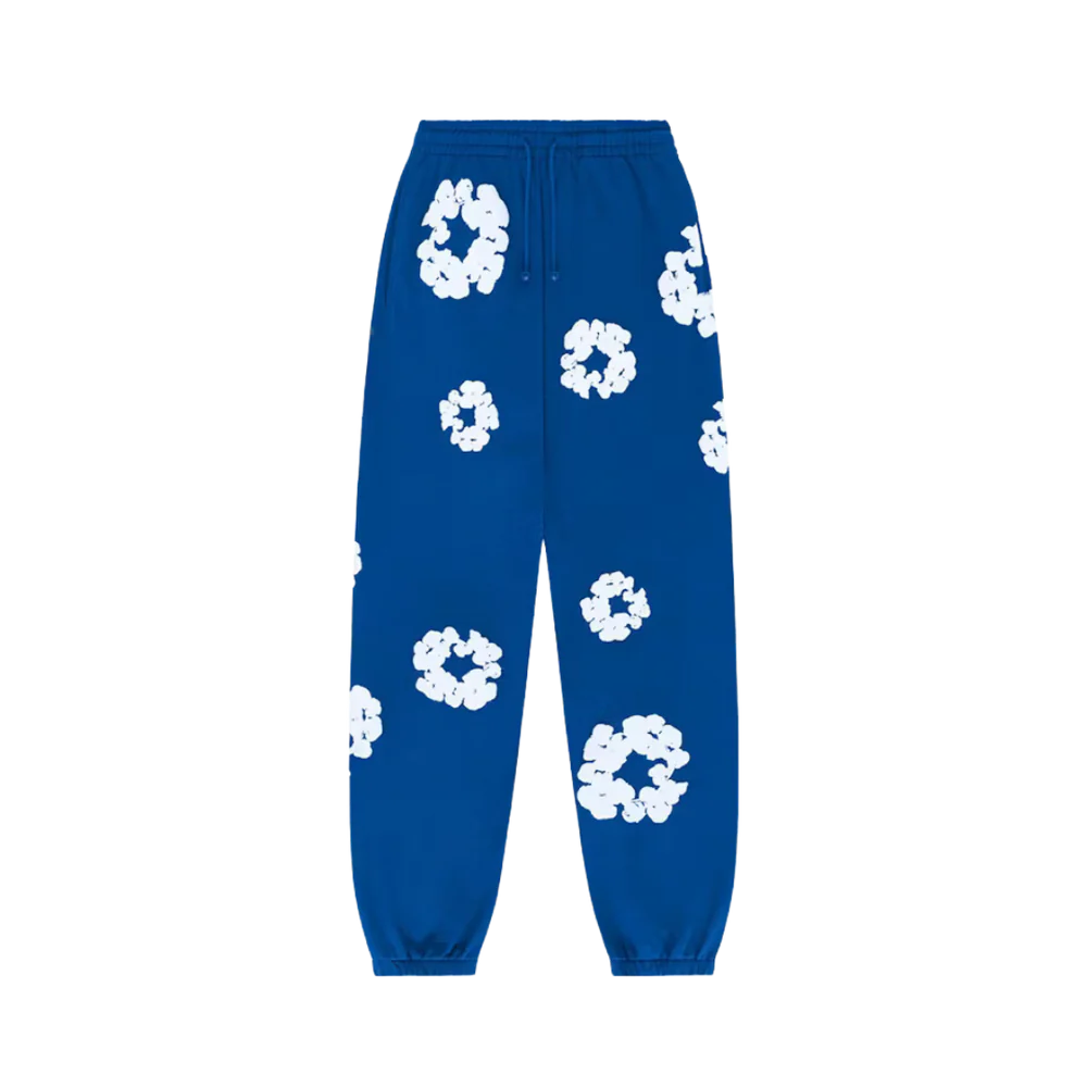 DT THE COTTON WREATH SWEATPANTS ROYAL BLUE