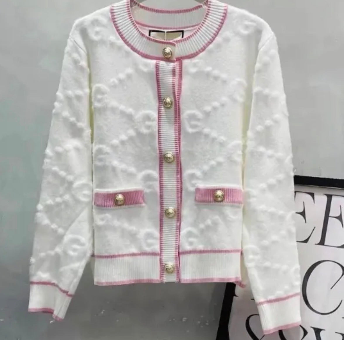 GG SWEATER WHITE