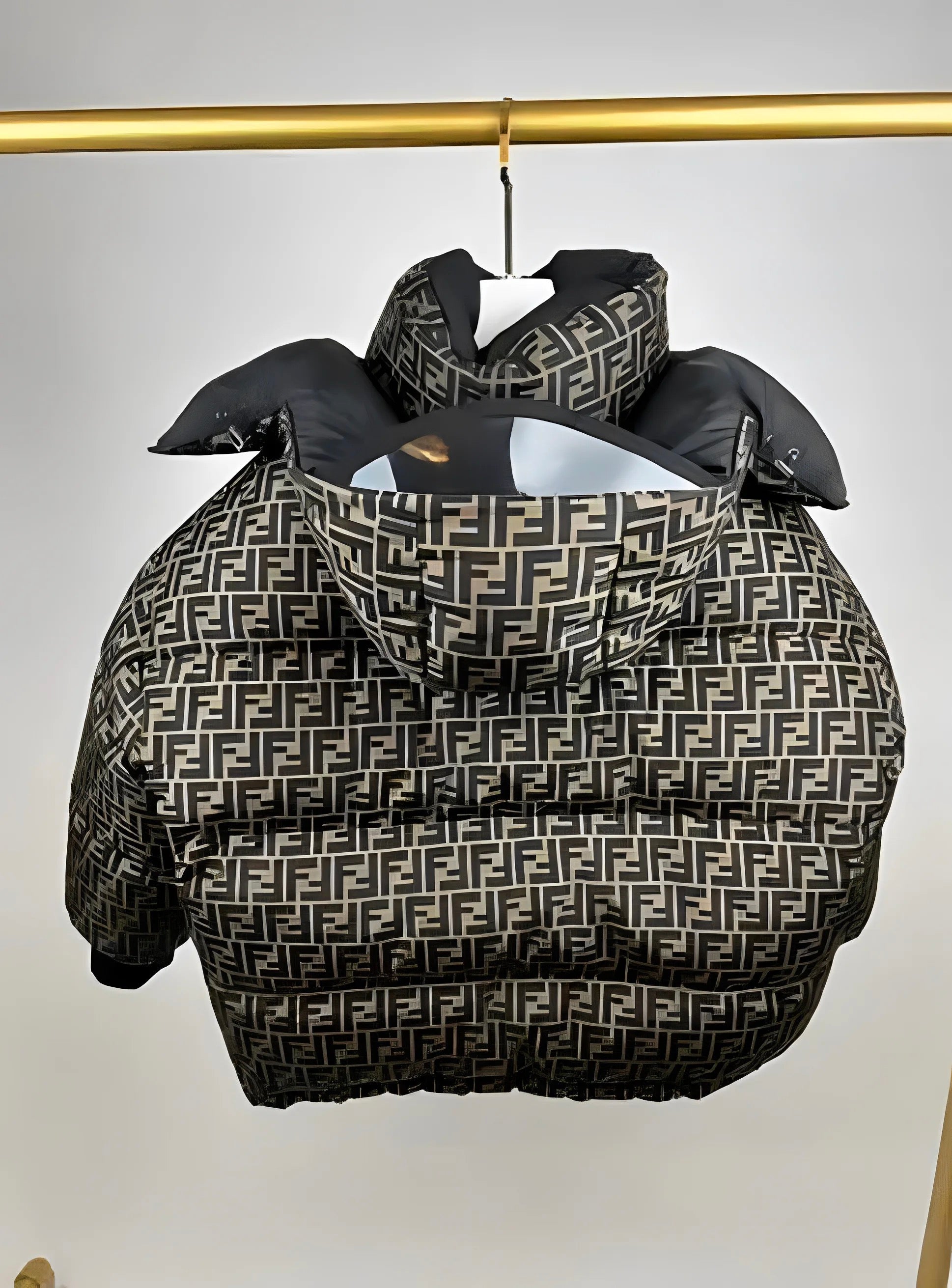 F puffer jacket