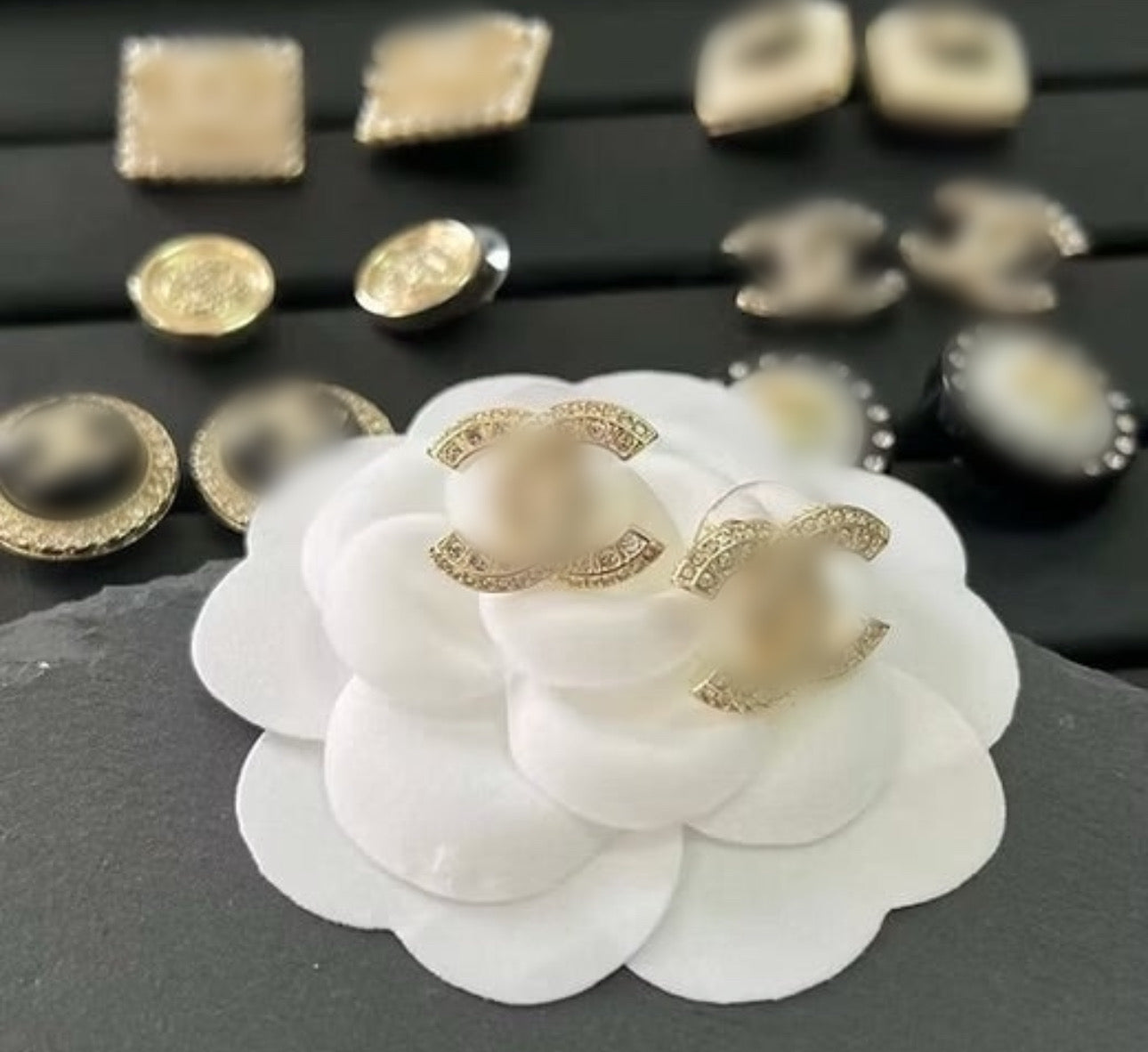CC earrings