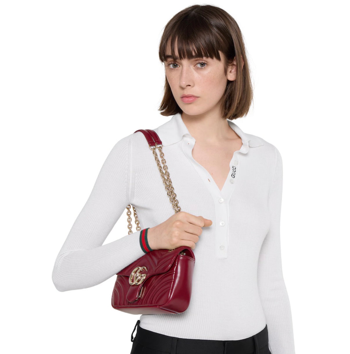 Sac à épaule GG Marmont petit format