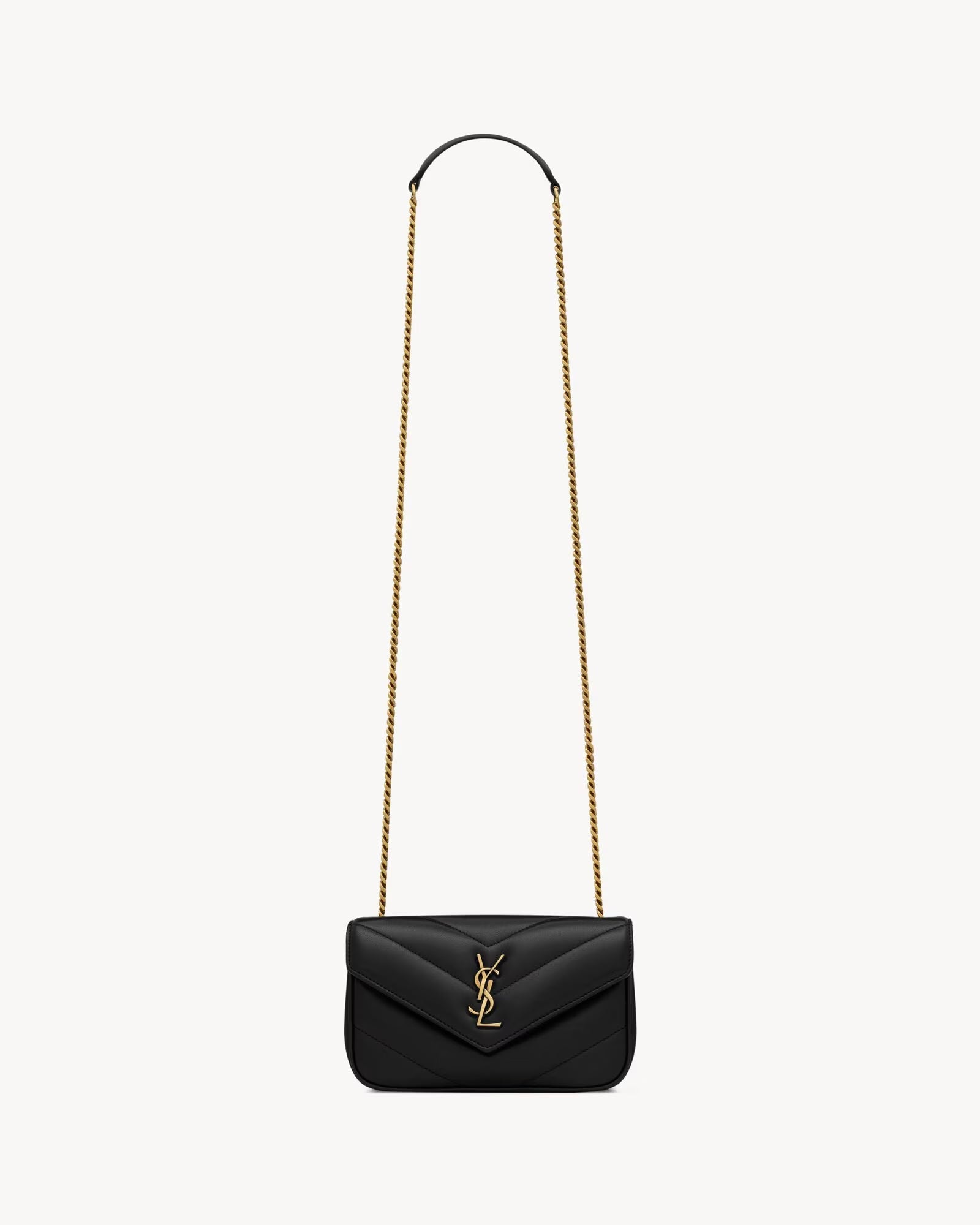 LOULOU MINI EN CUIR D'AGNEAU