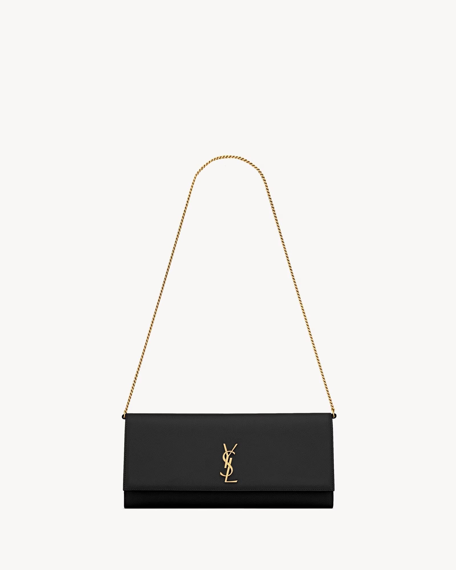 KATE CLUTCH EN CUIR GRAIN DE POUDRE