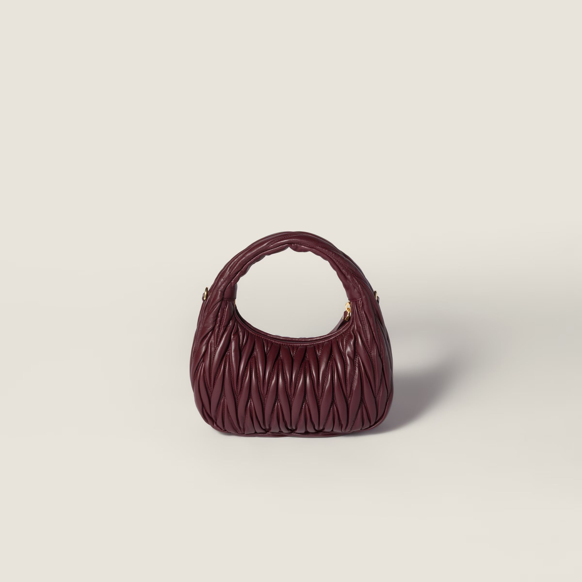 Sac hobo Wander en cuir nappa matelassé