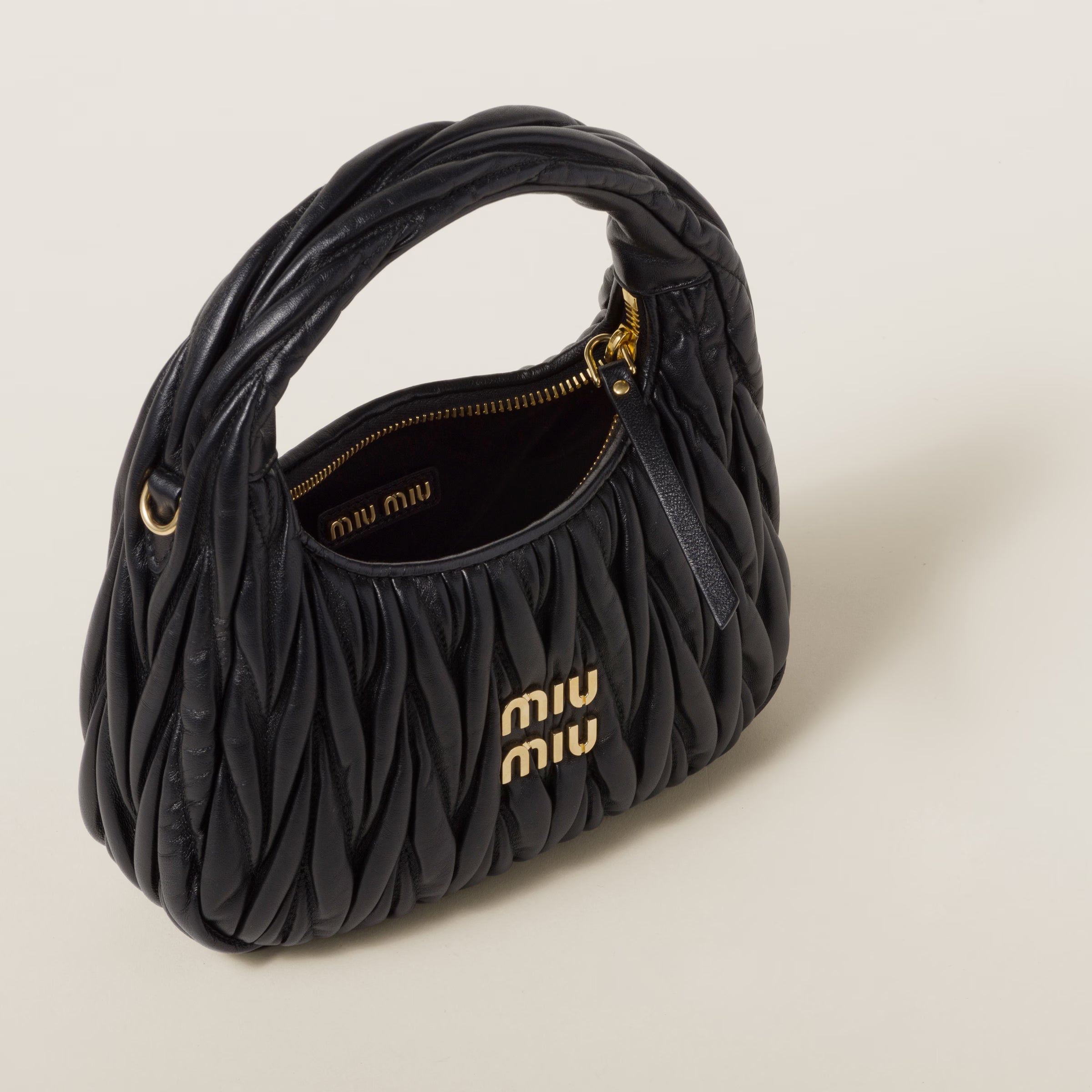 Sac hobo Wander en cuir nappa matelassé
