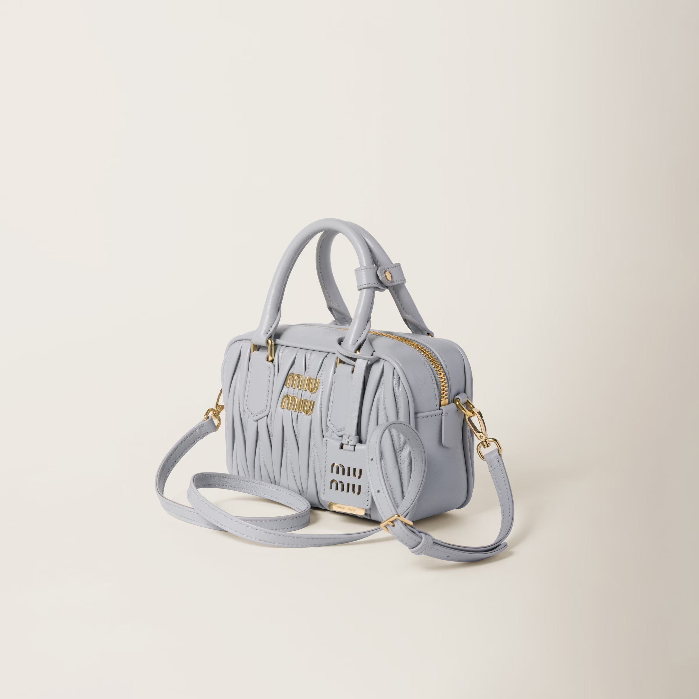 Sac Arcadie en cuir nappa matelassé