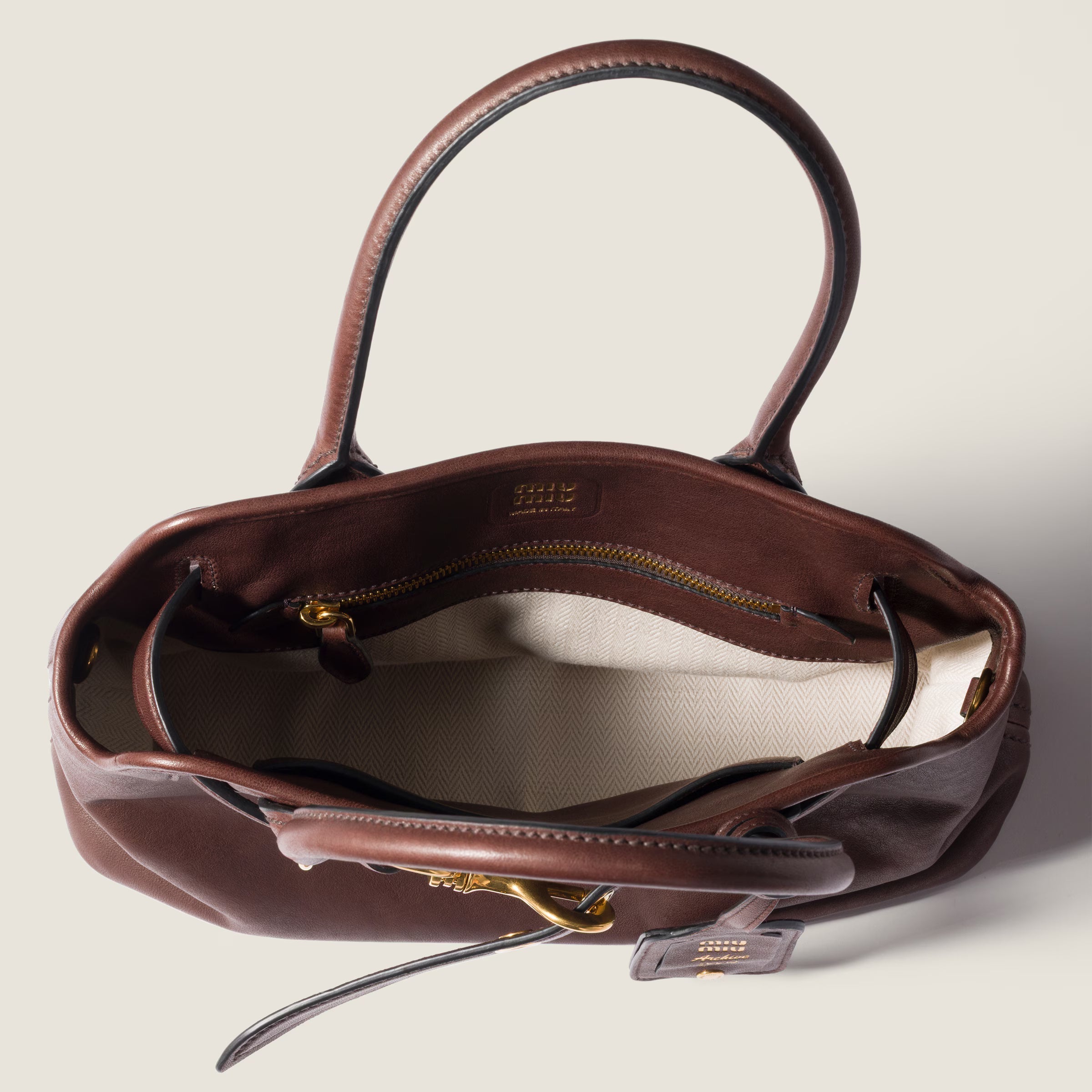Sac Aventure en cuir nappa