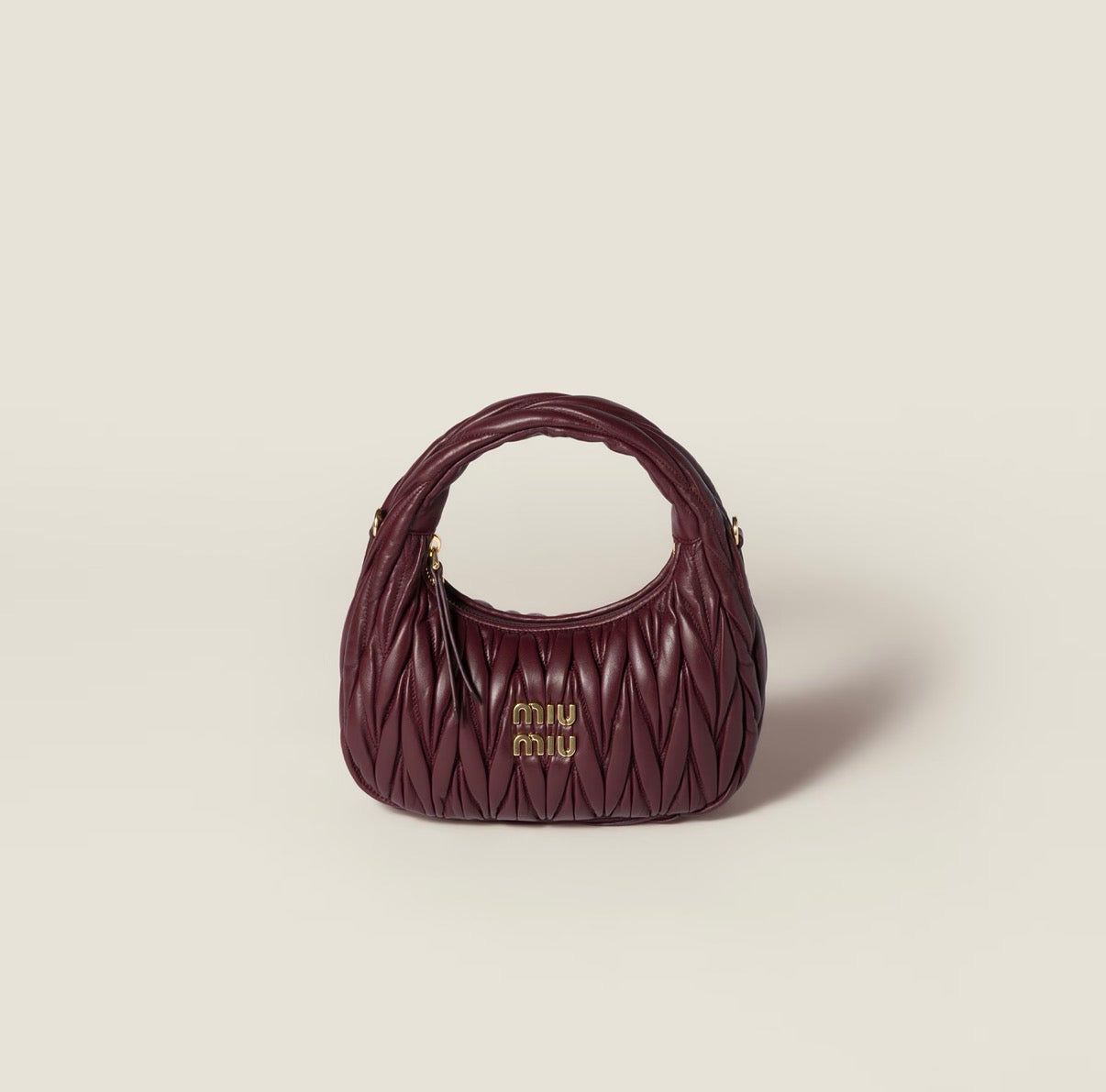 Sac hobo Wander en cuir nappa matelassé